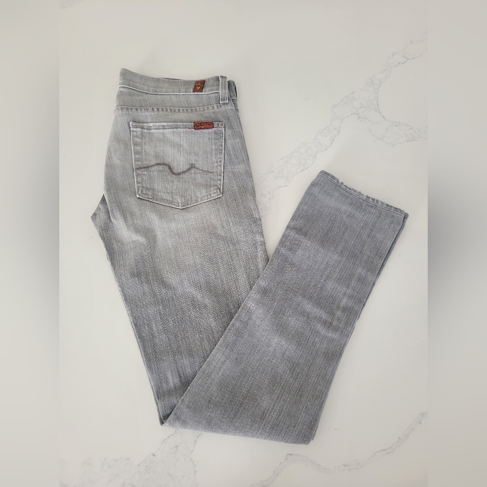7 For All Mankind Grey Roxy Jeans Size 27